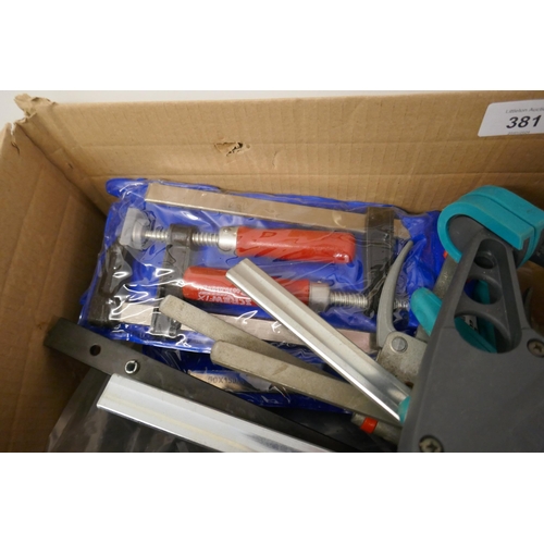 381 - Box of clamps