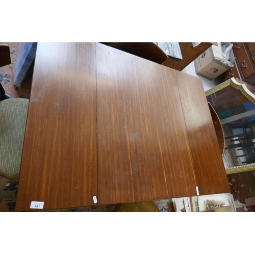 481 - Teak table & 4 chairs - Approx L: 112cm W: 82cm H: 74cm