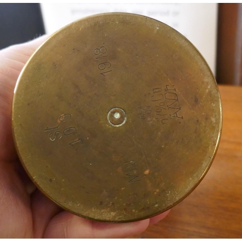 504 - WWI shell case pots
