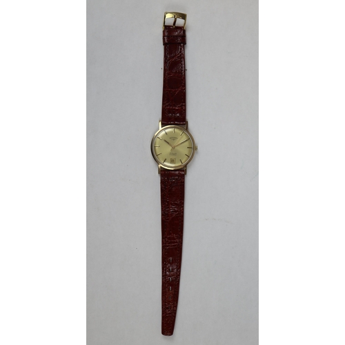 89 - Rotary 9ct gold wind up watch