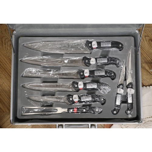 348 - 24 piece chef knife set by Solingen
