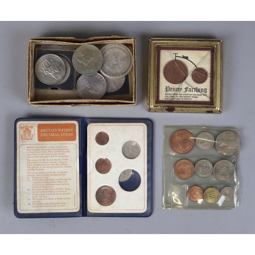 100 - Collection of coins to include first decimal coins