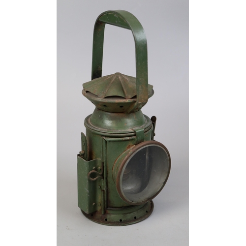 143 - Vintage railway lamp dated 1945