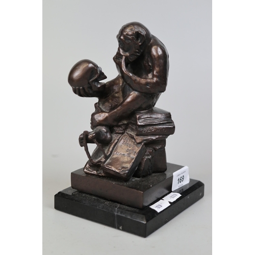 169 - Darwin monkey figurine