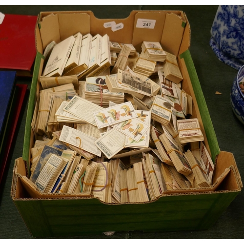 247 - Large collection of cigarette cards