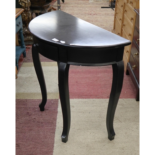 274 - D shaped hall table