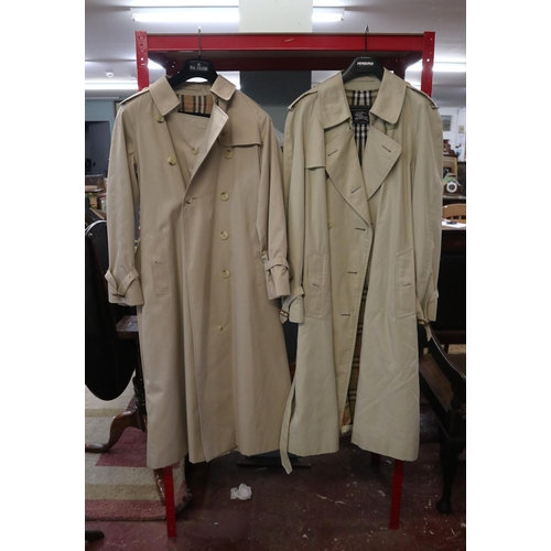 289 - 2 classic Burberry rain coats