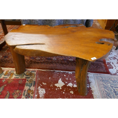 347 - Indonesian natural root coffee table