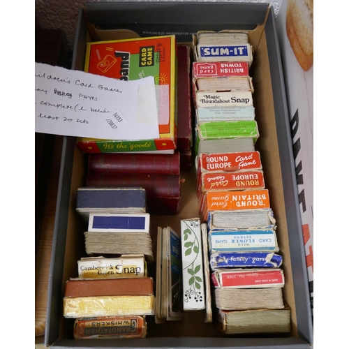 364 - Collection of vintage childrens card games