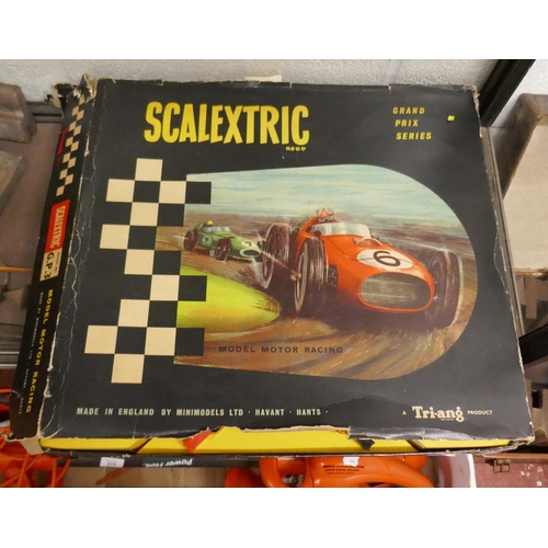 374 - Scalextric set by Triang model G.P.3 in original box. No cars