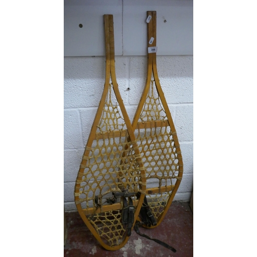 388 - Bastien Brothers vintage snow shoes