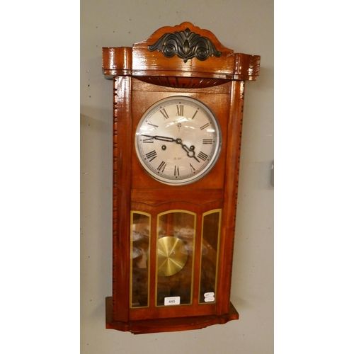 445 - C Wood and sons 15 day wall clock