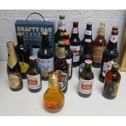 469 - Collection of mostly bottled ale