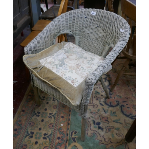 498 - Lloyd Loom style chair