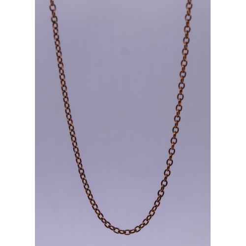 72 - 9ct gold chain - Approx weight 3.5g
