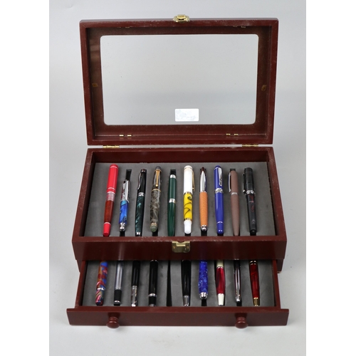 96 - Collection of pens in display box