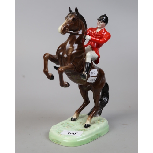 149 - Beswick rearing huntsman - Approx height: 24cm