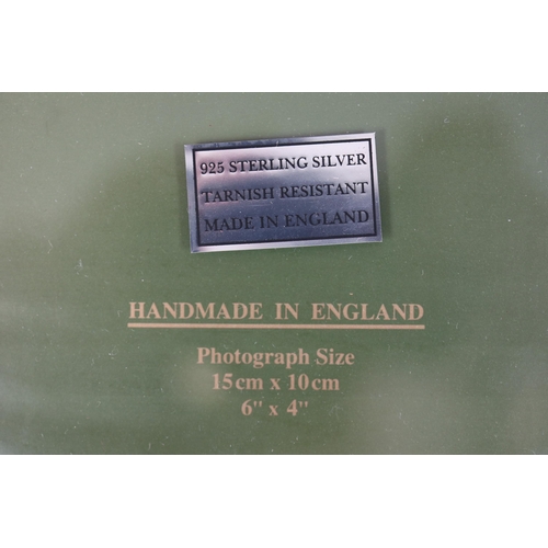 150 - Pair of hallmarked silver Harrods photo frames