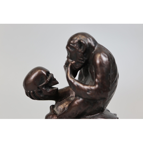 169 - Darwin monkey figurine