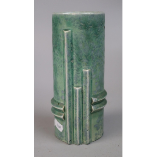 171 - Clarice Cliff pyramus vase for Shorter & Sons (chip to base) - Approx height: 20cm