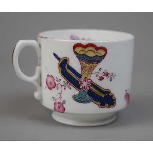 174 - Porcelain tea cup and saucer by George Jones and Sons Ltd ca. 1876 (only other known example of patt... 