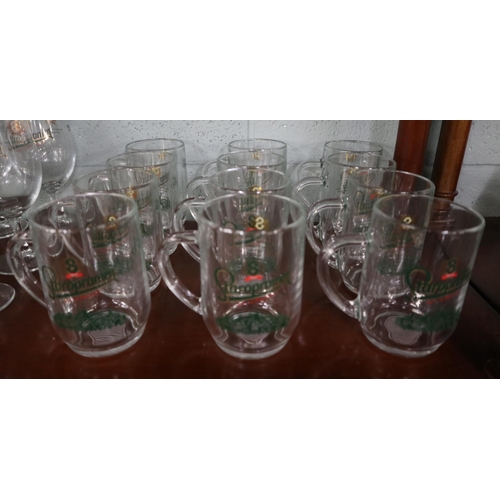 186 - Collection of Staropramen pint glasses