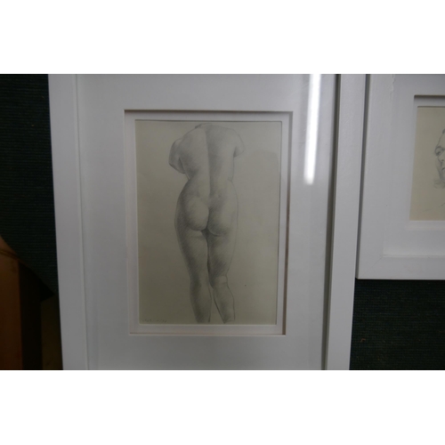 207 - 3 framed sketches dated 1929