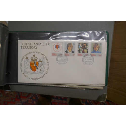 234 - Stamps - Br. Antarctic Territory 1969-91 album of illustrated FDCs