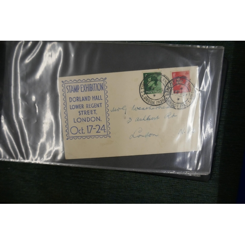 238 - Stamps - Great Britain album of KE8. Philatelic and commercial covers