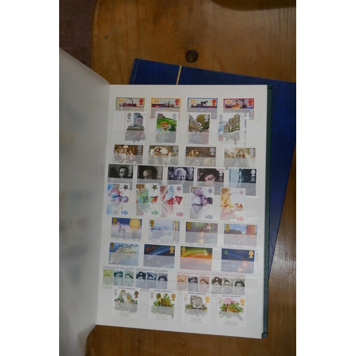 246 - Stamps - 3 stamp albums together with stamp catalogue