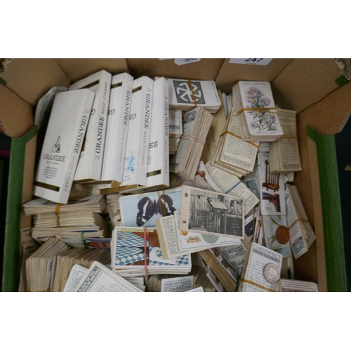 247 - Large collection of cigarette cards