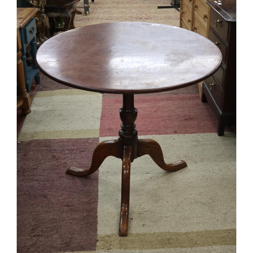 273 - Tilt top tripod table - Approx D: 77cm