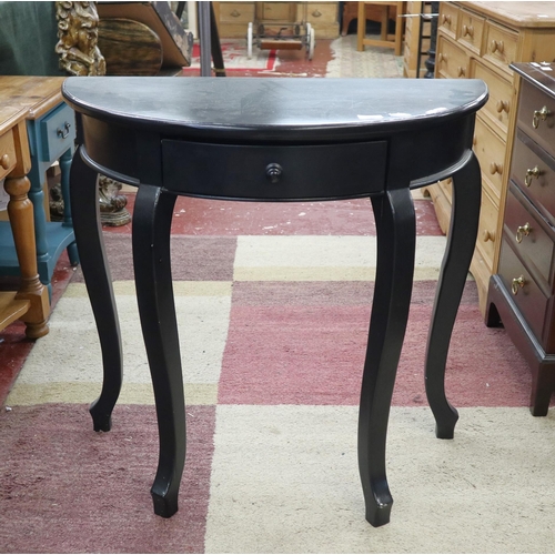 274 - D shaped hall table