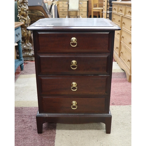 275 - Stag Minstrel chest of 4 drawers - Approx W: 53cm D: 46.5 H: 72cm