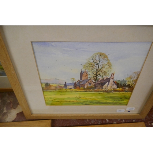 308 - 4 framed watercolours signed G R Carter