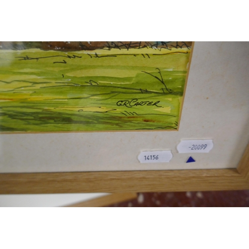 308 - 4 framed watercolours signed G R Carter