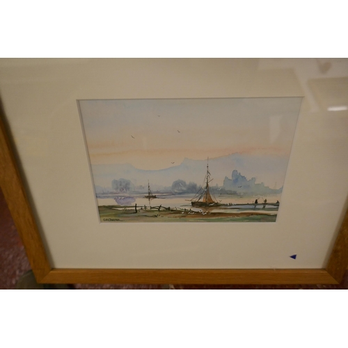 308 - 4 framed watercolours signed G R Carter