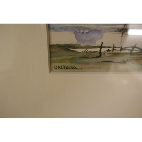 308 - 4 framed watercolours signed G R Carter