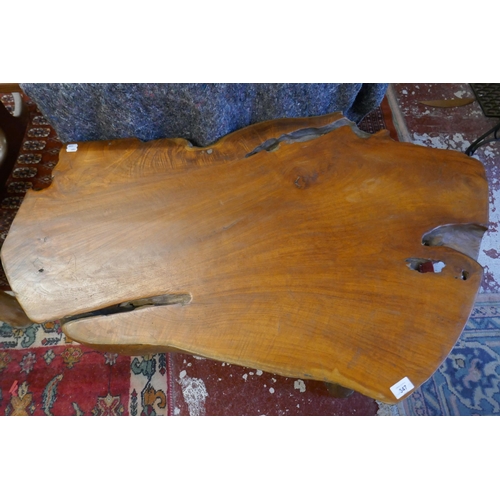 347 - Indonesian natural root coffee table