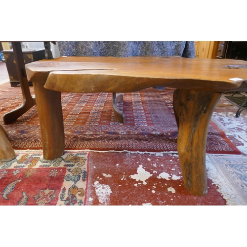 347 - Indonesian natural root coffee table