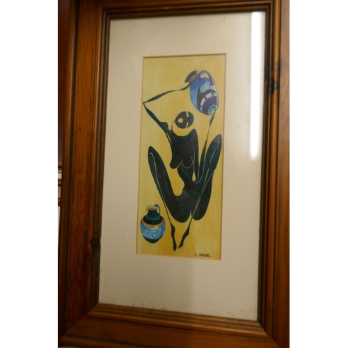 379 - Collection of framed prints and watercolours