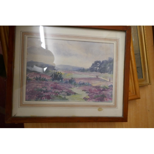 379 - Collection of framed prints and watercolours