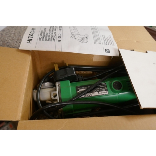 385 - Hitachi corded angle grinder G12s1