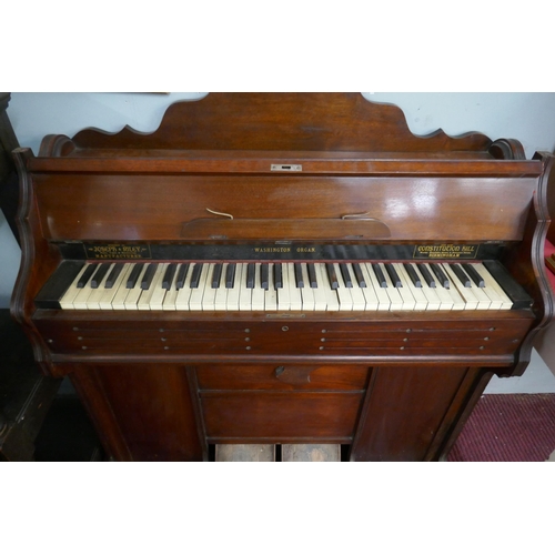 399 - Washington pump organ by Joseph Riley