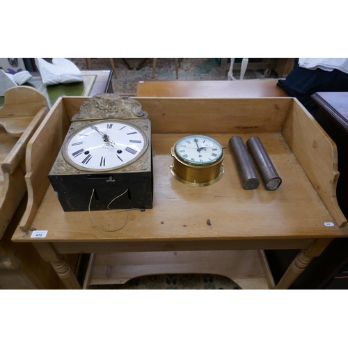 412 - Pine washstand - Approx size W: 91cm D: 49cm H: 91cm