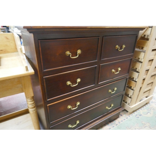 413 - Chest of drawers - Approx size W: 90cm D: 45cm H: 98cm