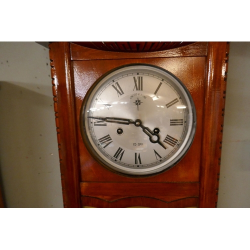 445 - C Wood and sons 15 day wall clock