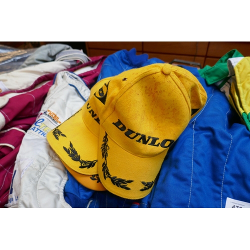 470 - Collection of motor racing clothing and accessories