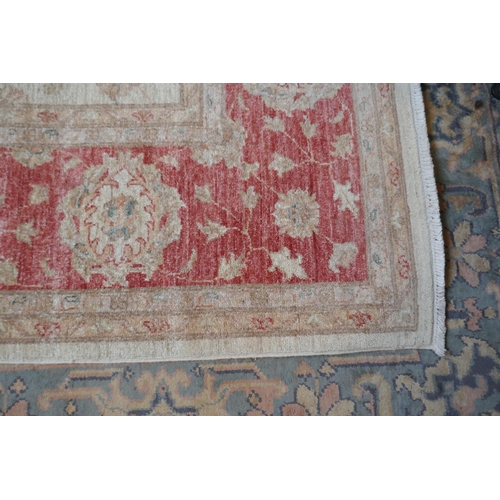 528 - Large signed rug - Approx size: 242cm x 310cm