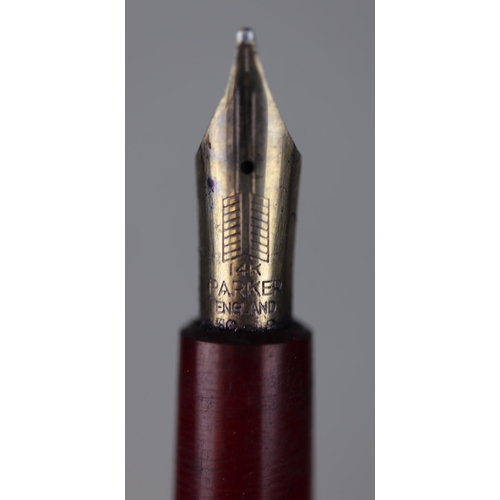 93 - Parker fountain pen with 14ct gold nib